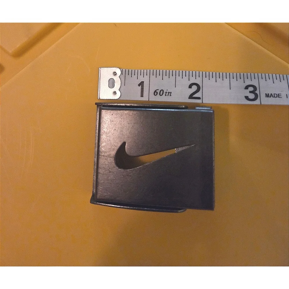 Nike, Belt Buckle Gunmetal, Flip Top Bottle Opener Accessory